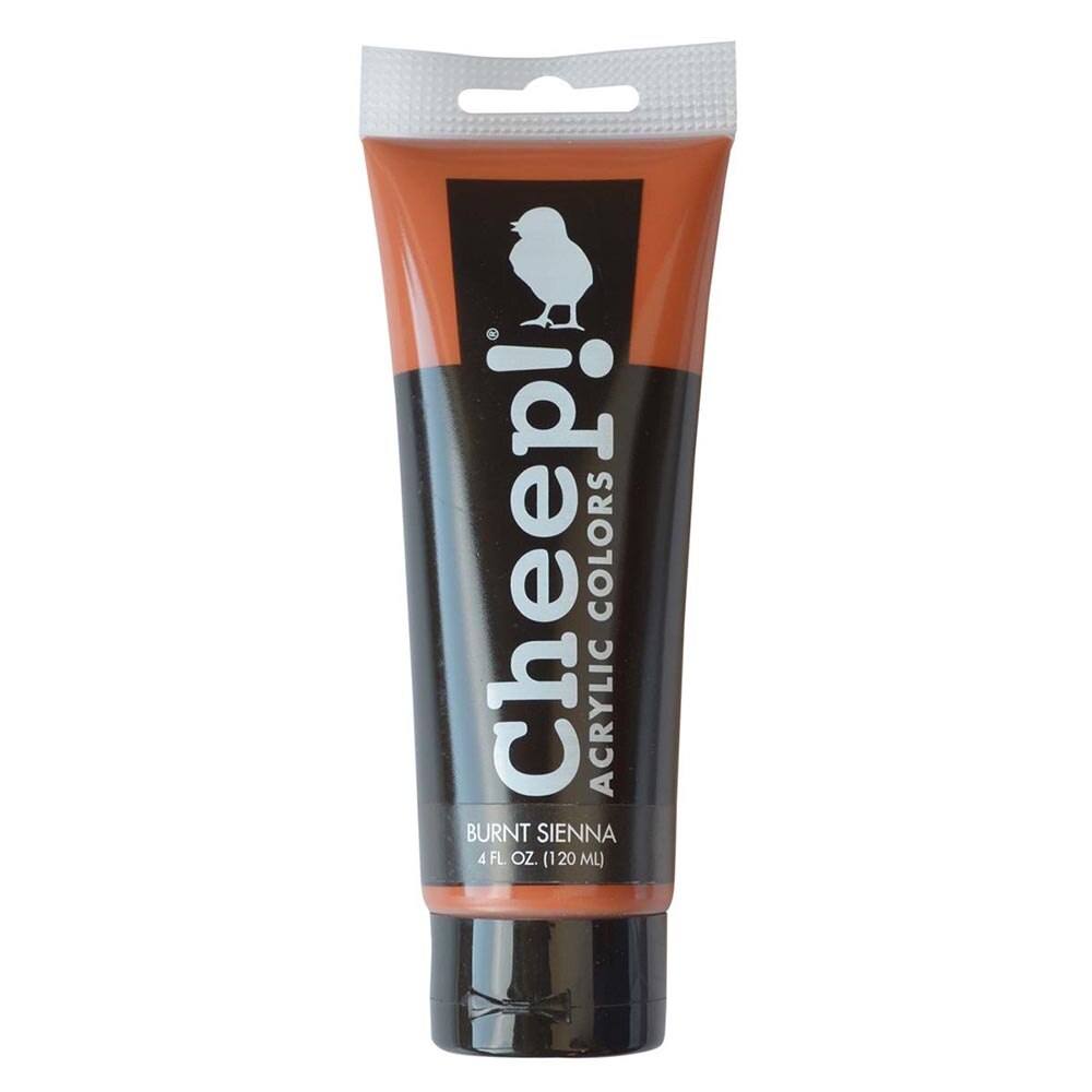 Cheep!, Acrylic Paint, 4oz, Tube, Burnt Sienna